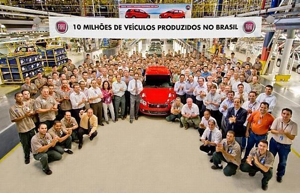 Produktion in Brasilien überschreitet 10-Millionen-Marke. Foto: Auto-Reporter/Fiat